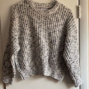 Primark Speckled Gray Crew Neck Sweater